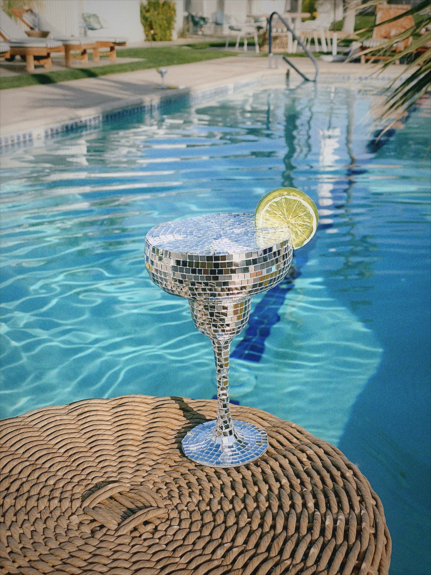 disco margarita glass