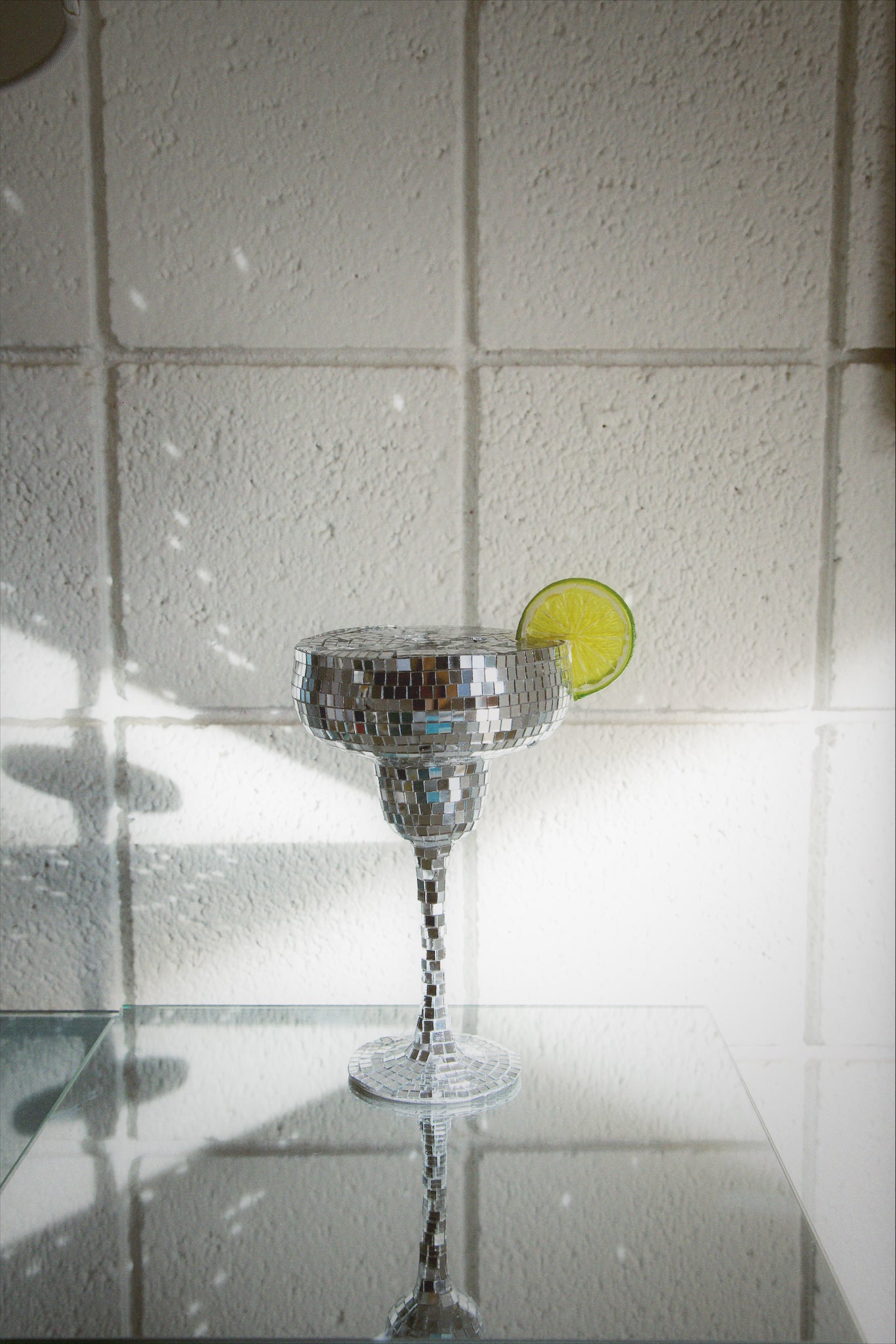 disco margarita glass