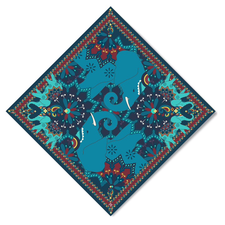 Elephant Evolution Blue Hues - A.M.