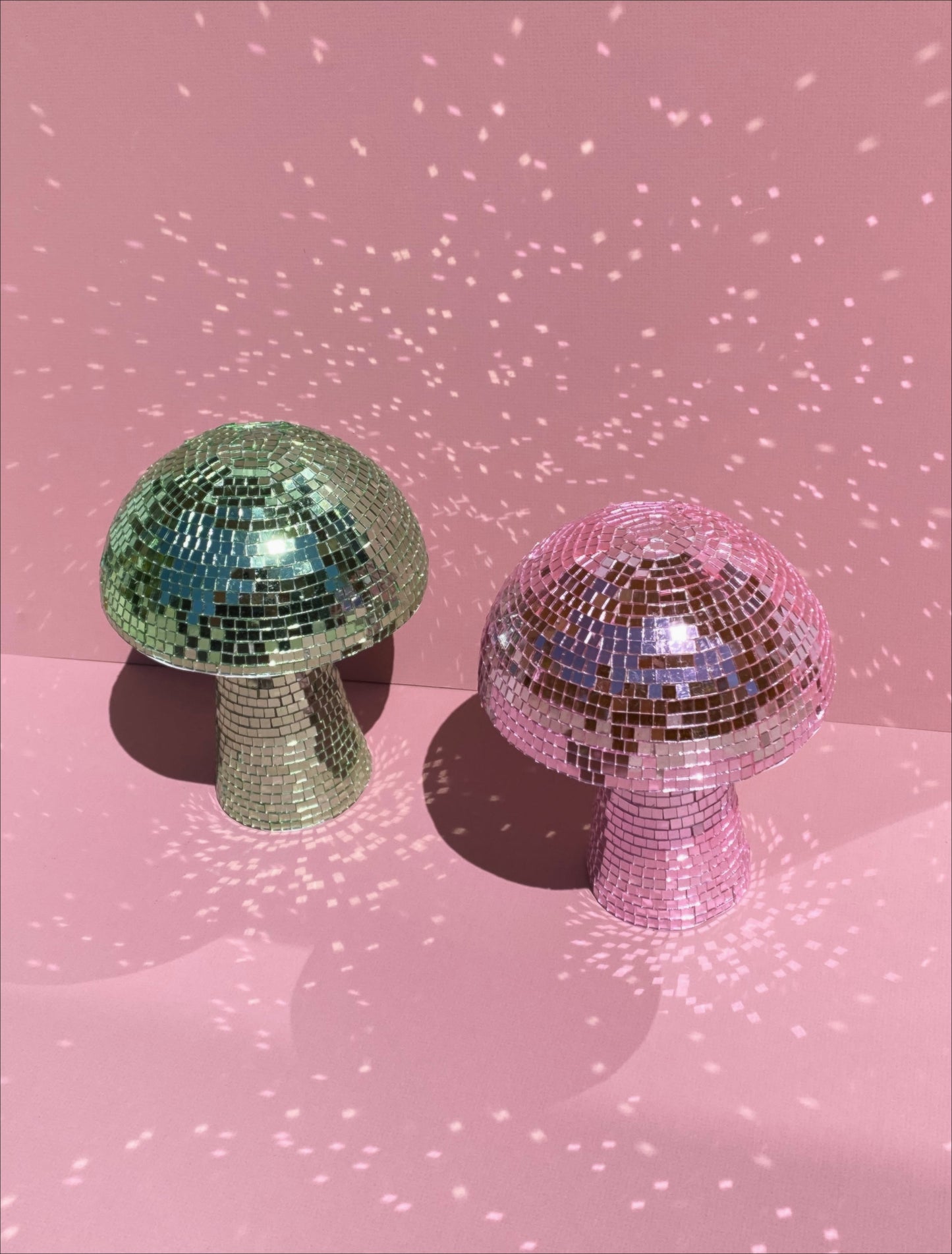 pink disco mushroom disco ball ✨