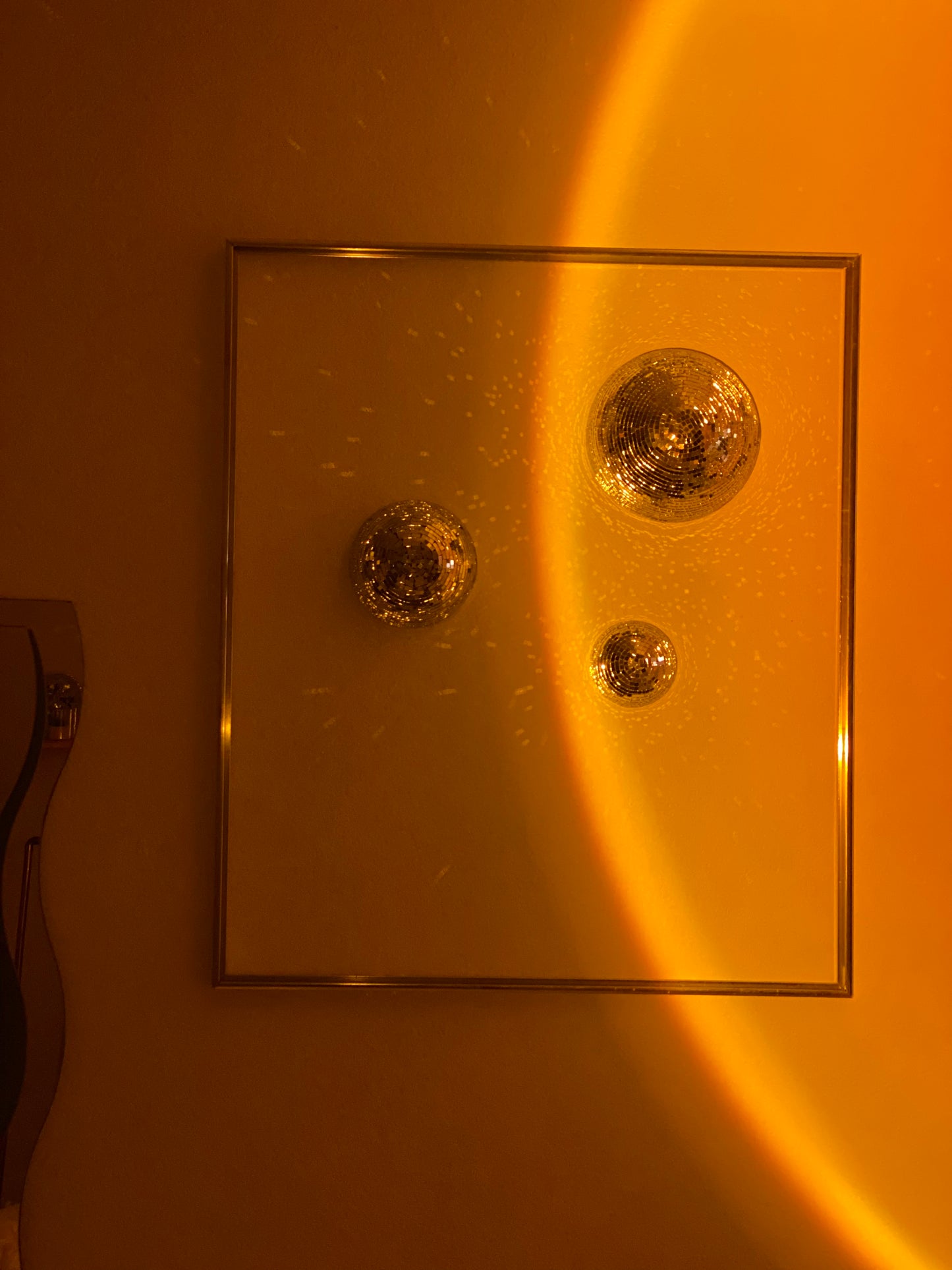 disco ball wall decor