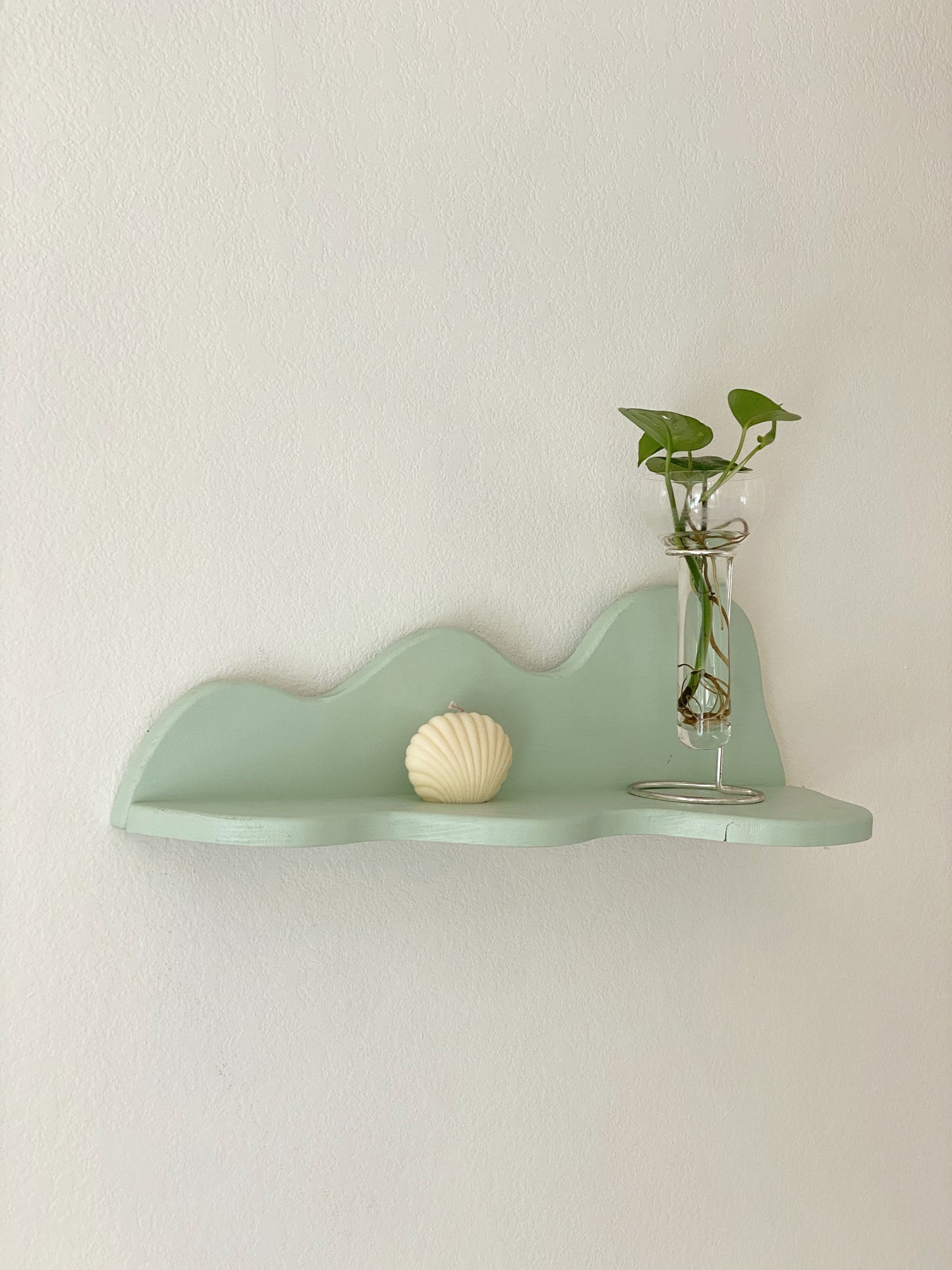 Squiggle Curvy Wavy Floating Shelf