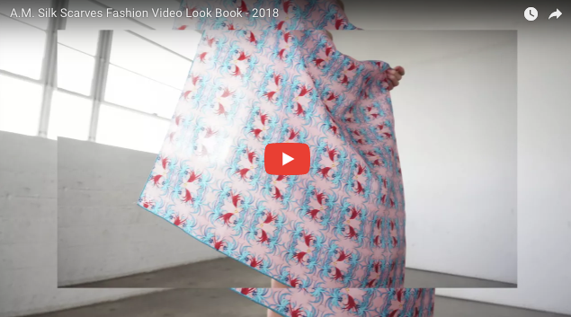 A.M. Silk Scarves Fashion Video Look Book - 2018