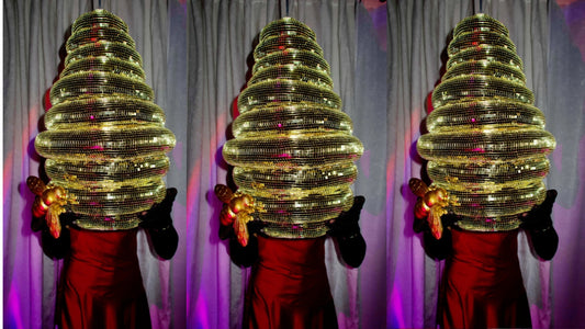 The Custom Beehive Disco Ball Sculpture