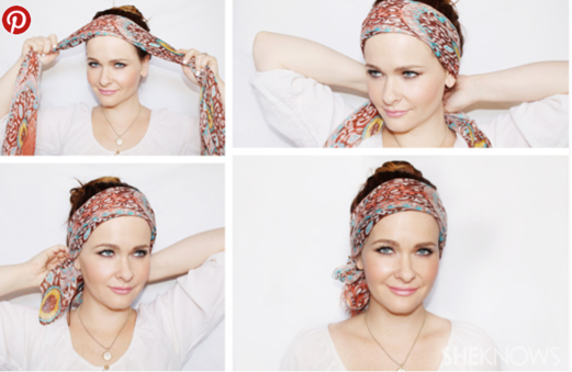 7 Chic Ways To Wear A Silk Scarf In Your Hair (In Just 2 Minutes!)